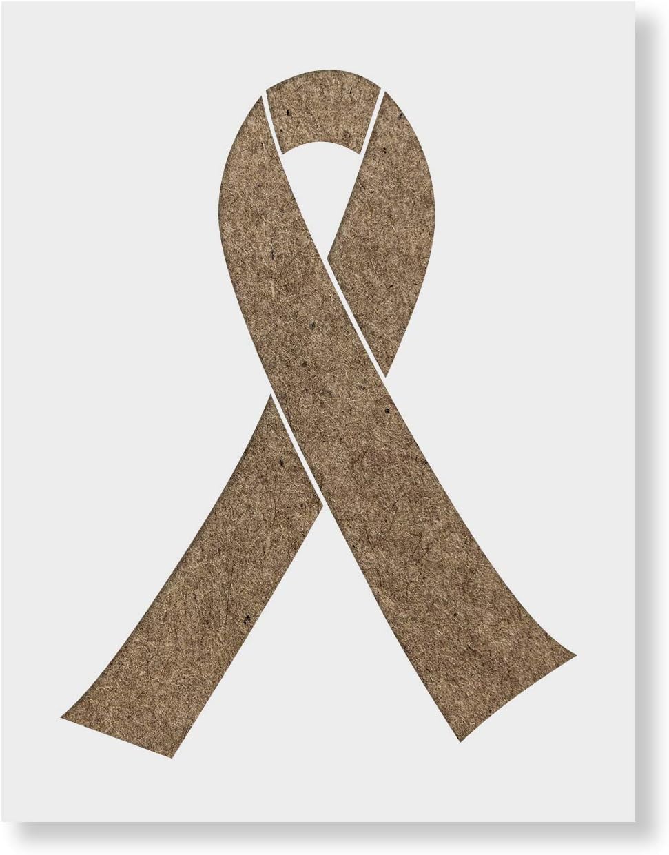 Amazon Breast Cancer Ribbon Stencil Template Reusable Stencil 