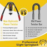 LEJIEYIN Twister Arm Exerciser Adjustable 22-440 lb Red view 5