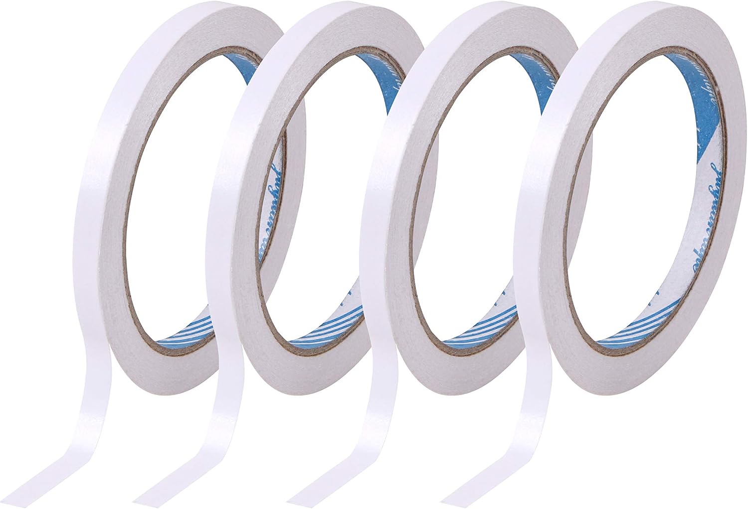 4 Rolls Double-Sided Tape Adhesive Sticky Tapes for Scrapbooking Photos, Invitation Cards, Paper - Image 5