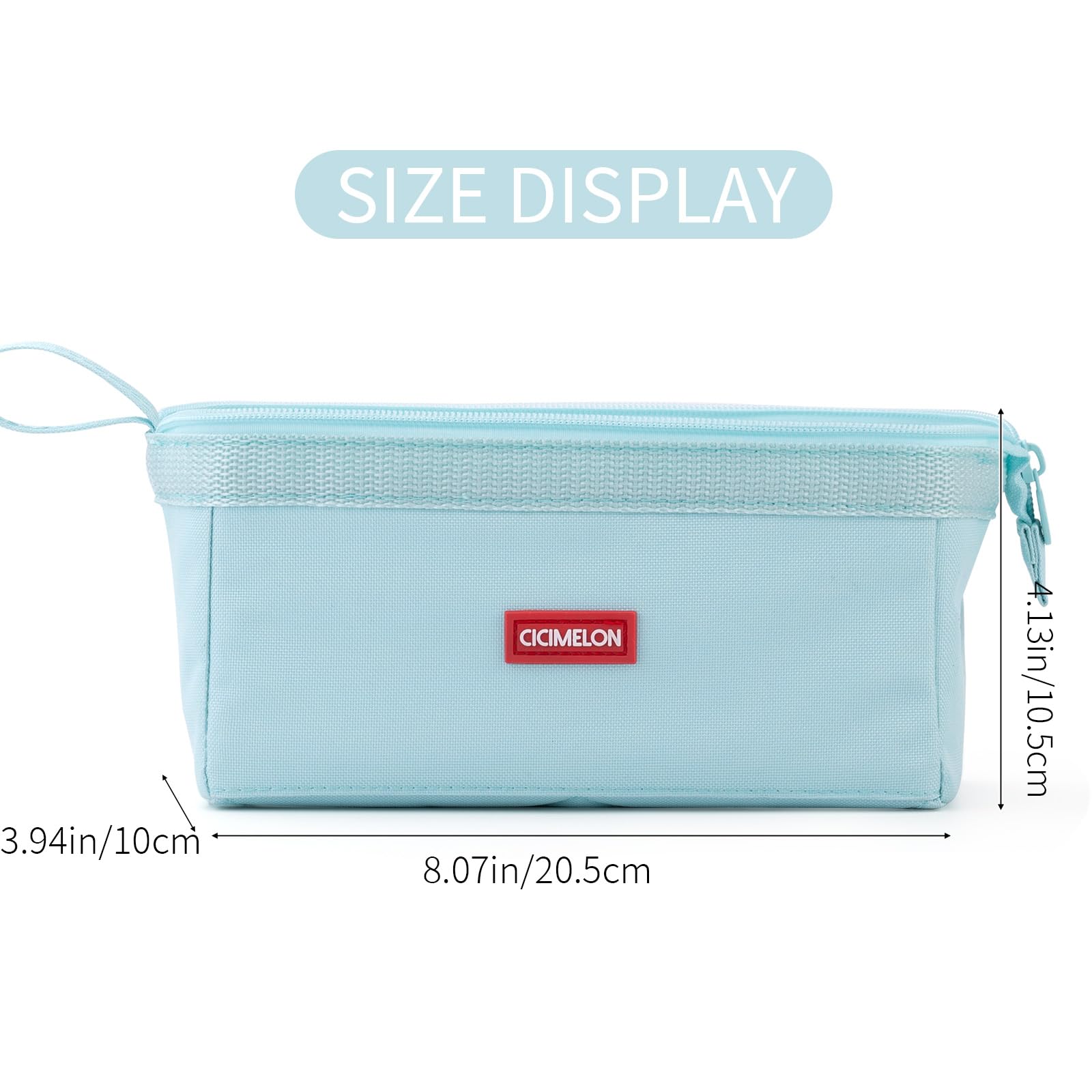 CICIMELON Pencil Case Large Capacity Pencil Pouch Pen Bag for School Teen Girl Boy Men Women