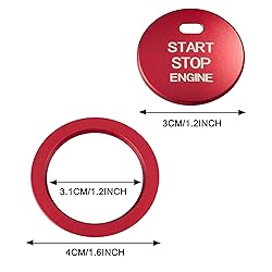 TOMALL Aluminum Engine Start Stop Push Button Cover