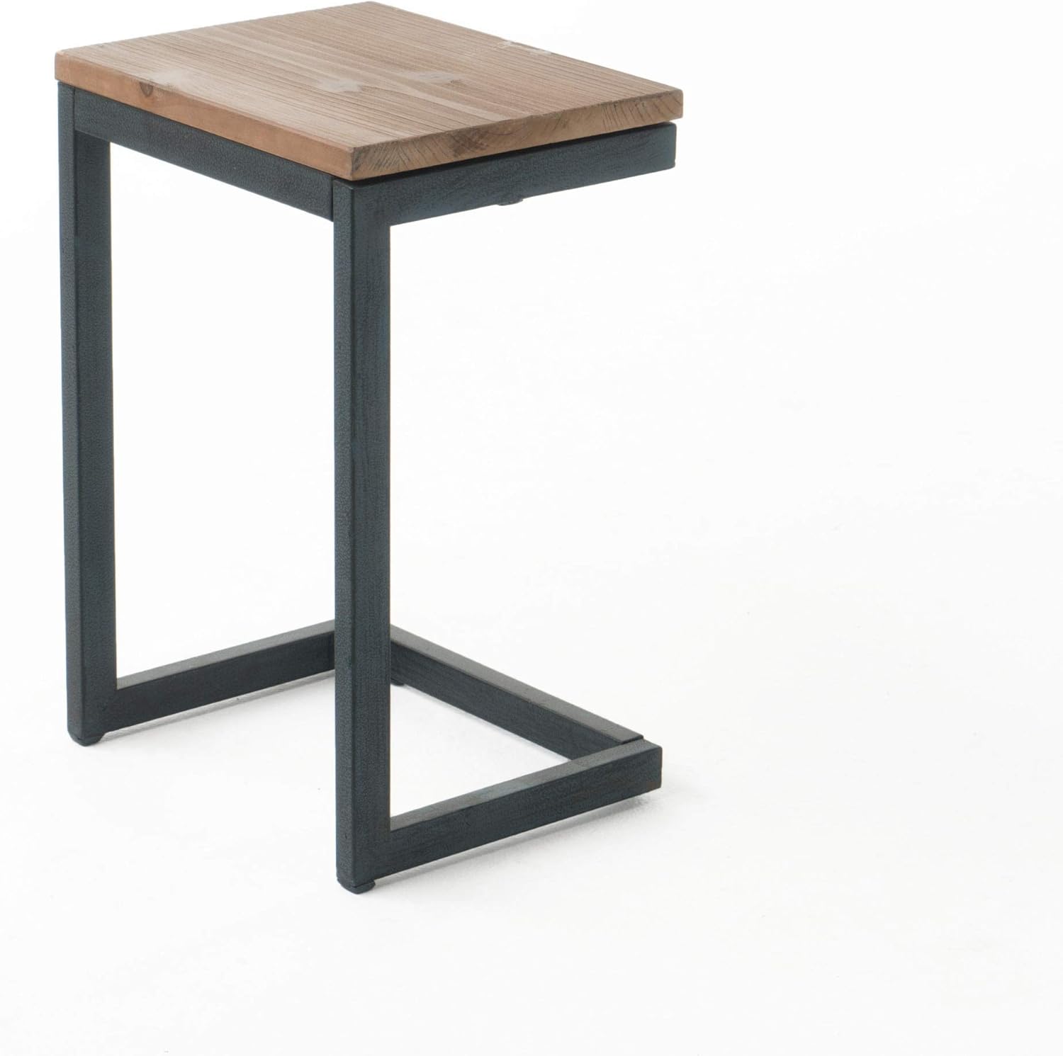 Christopher Knight Home Caspian Outdoor Firwood C Shaped Table, Antique Finish : Garden & Outdoor