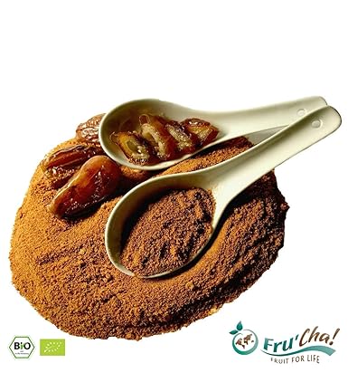 Fru'Cha! - Bio Dattelzucker/Dattelsüsse aus gemahlenen Deglet Nour Datteln - 500g