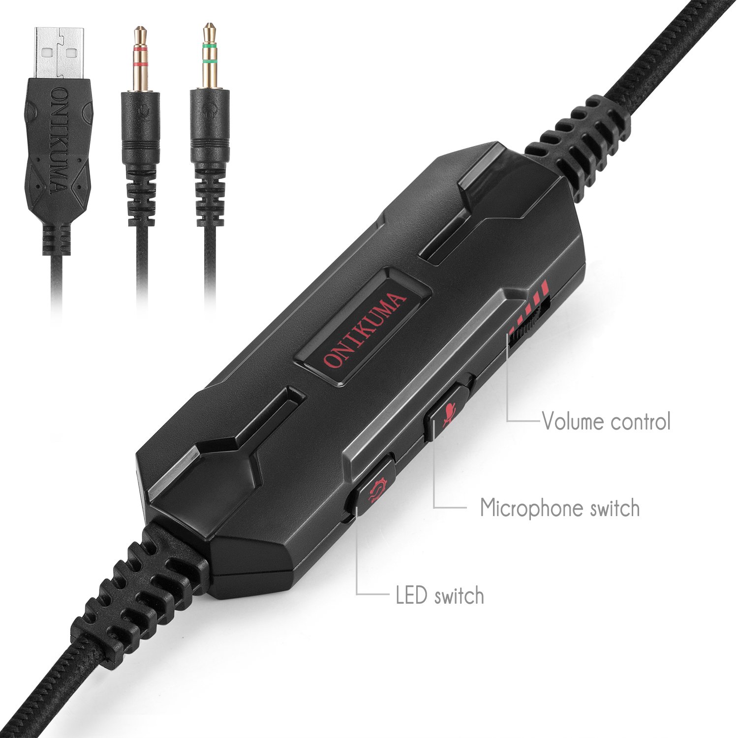 KOTION EACH Auriculares Bluetooth Wireless Headset B3506 Plegable Gaming Headset v4.1 con Microfono para PS4 PC MAC Smartphones Ordenadores(Blanco+Azul)