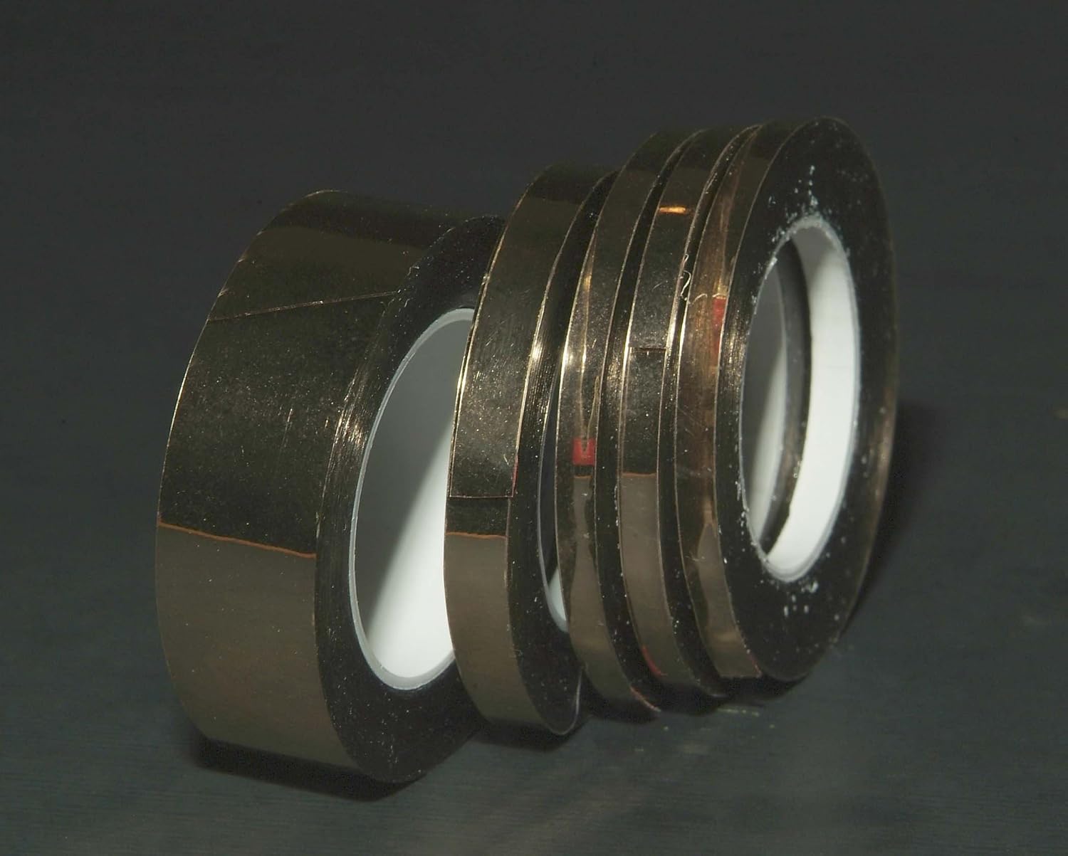 Graphic Chart Tape, Metallic, Gold, 1/16" x 648" Labels