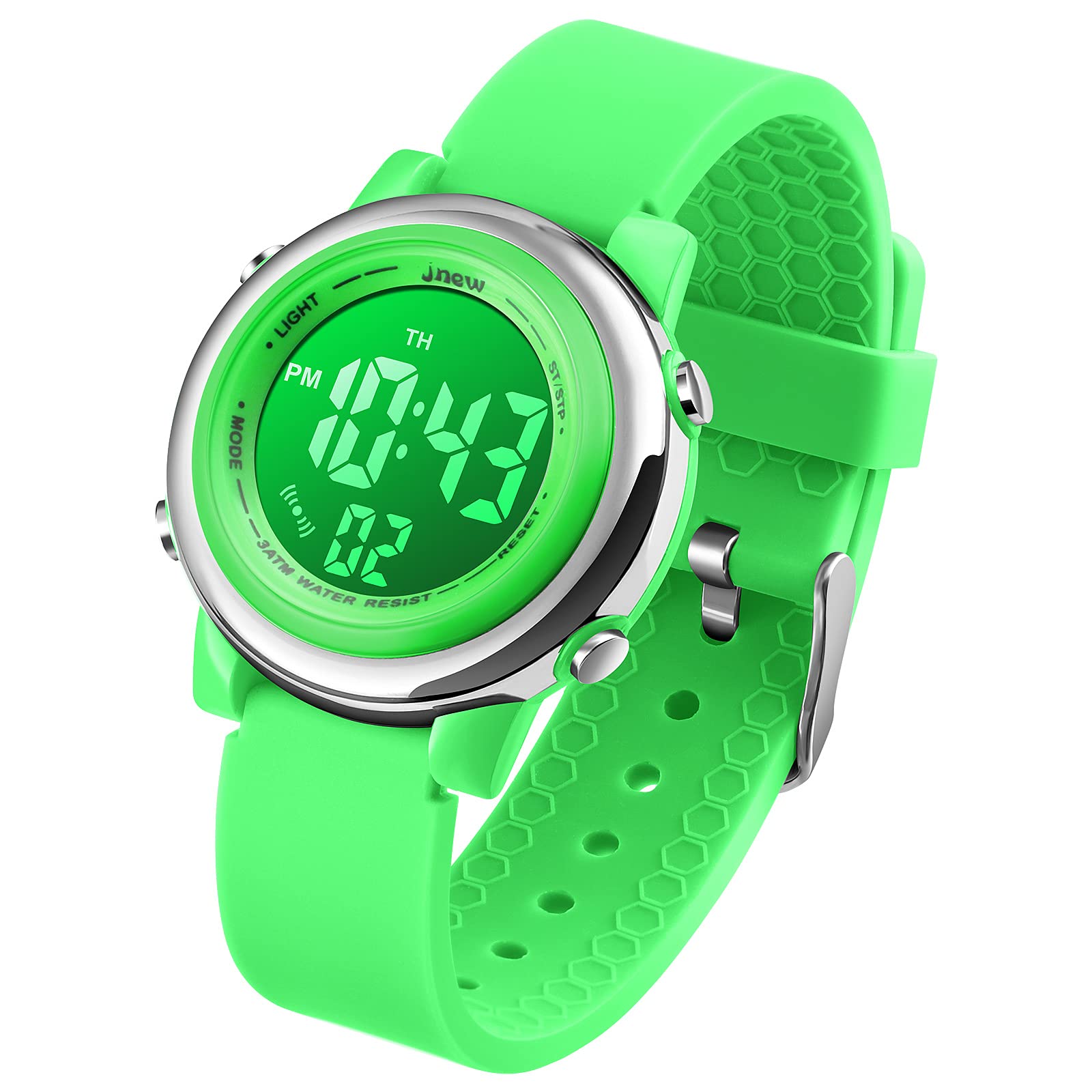 VenSten Kids Digital Sport Waterproof Watch for Girls Boys, Kid Sports Outdoor LED Electrical Watches with Luminous Alarm Stopwatch Child Wristwatch