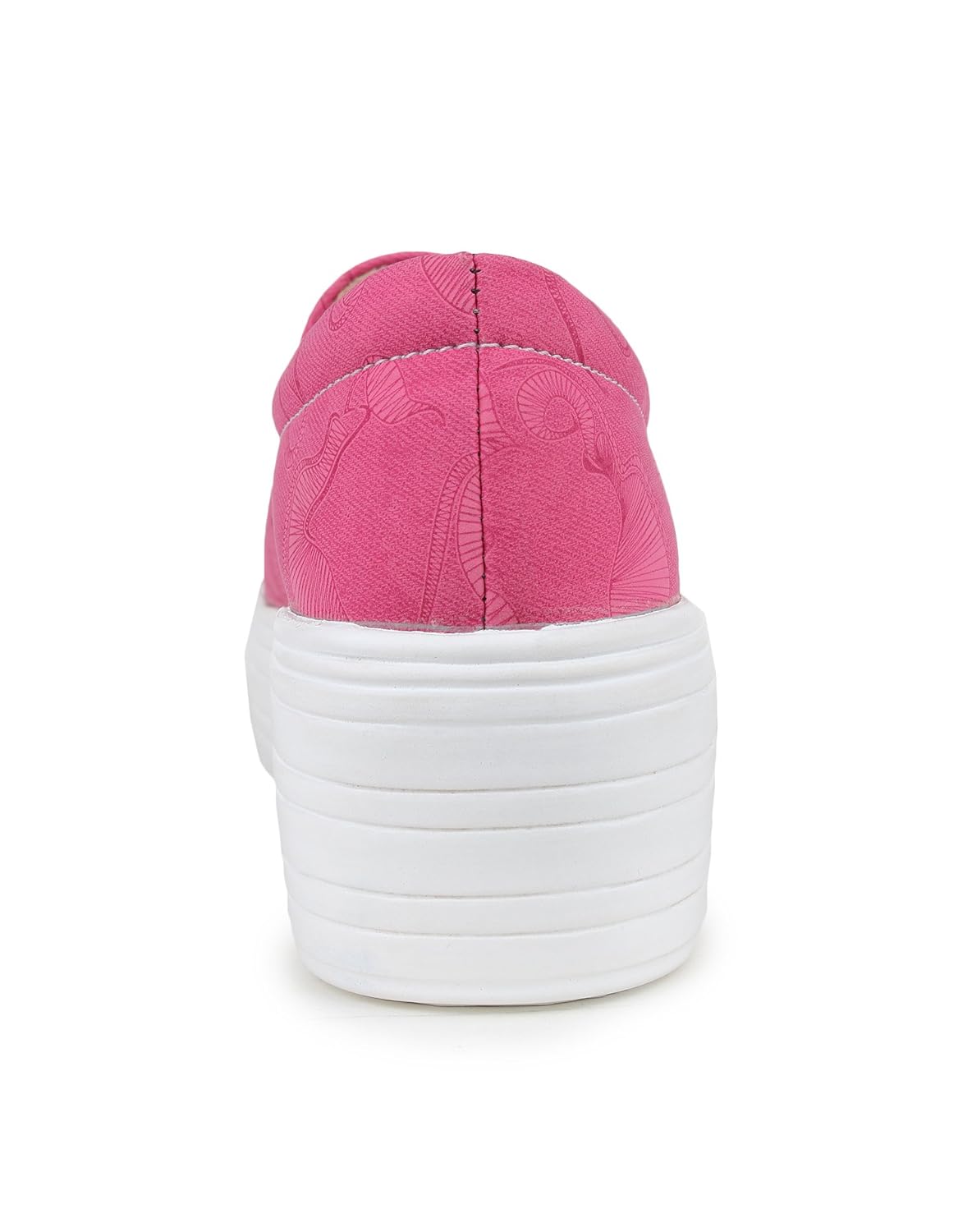 zapatoz womens fabric pink color casual shoe