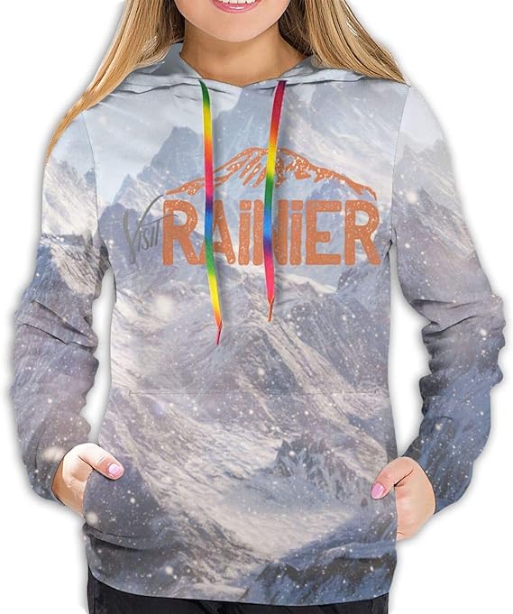 Amazon.com: Women Rainier Beer Hoodies Hooded Pullover Top: Clothing