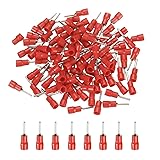 MECCANIXITY 100 Pcs Insulated Pin Electrical Wire