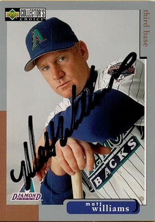 Amazon 野球mlb 1998 Collector S Choice 300マットウィリアムズdiamondbacks Card スポーツファングッズ