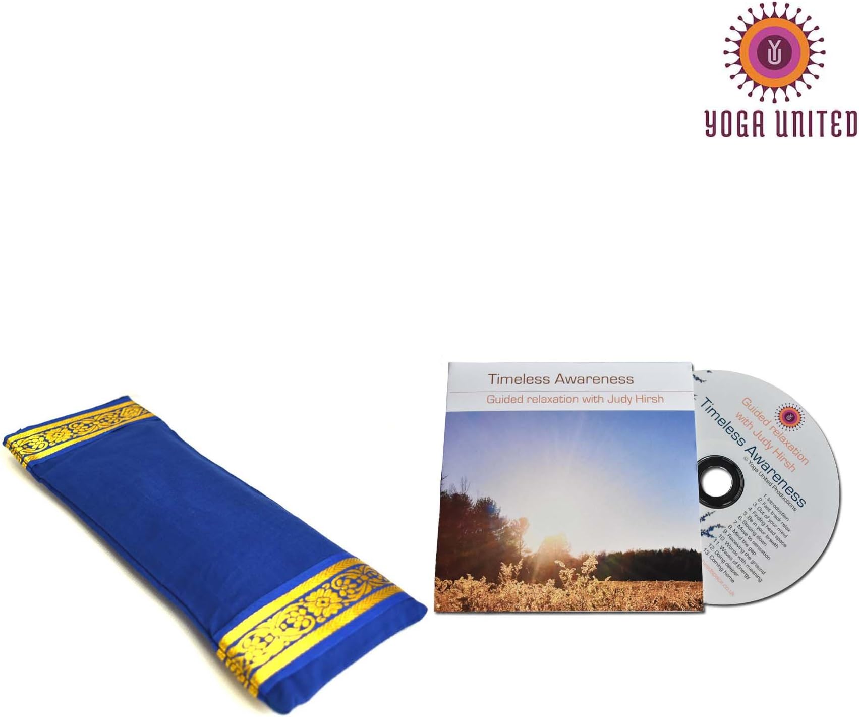 Yoga United Relaxation Gift Pack - Dark blue eyepillow & relaxation CD