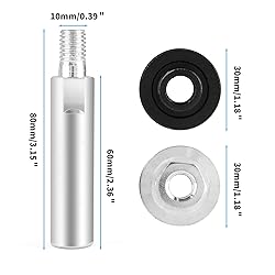 Kyuionty 3 Pcs M10 Angle Grinder Extension