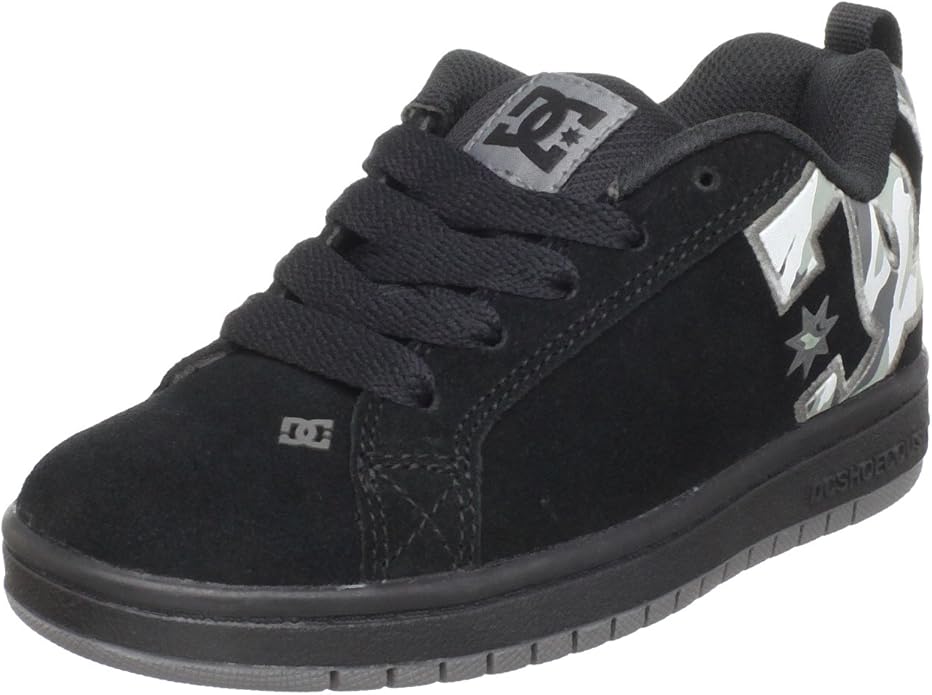 DC Shoes Court Graffik Se, Richelieu garçon Black DC Shoes Court Graffik Se, Richelieu garçon Black