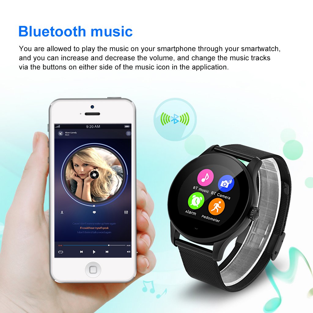 DIGGRO K88H - Smartwatch Pulsera Inteligente para Móvil Android ...