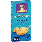 ANNIE'S - MACARONI AND CHEESE Gluten Free Rice Pasta and Cheddar, No Artificial Flavours or Synthetic Colours, Contains Real