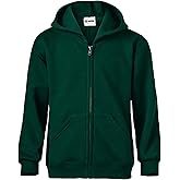 Soffe boys Classic Midweight Fleece Zip Hoodie Sweatshirt