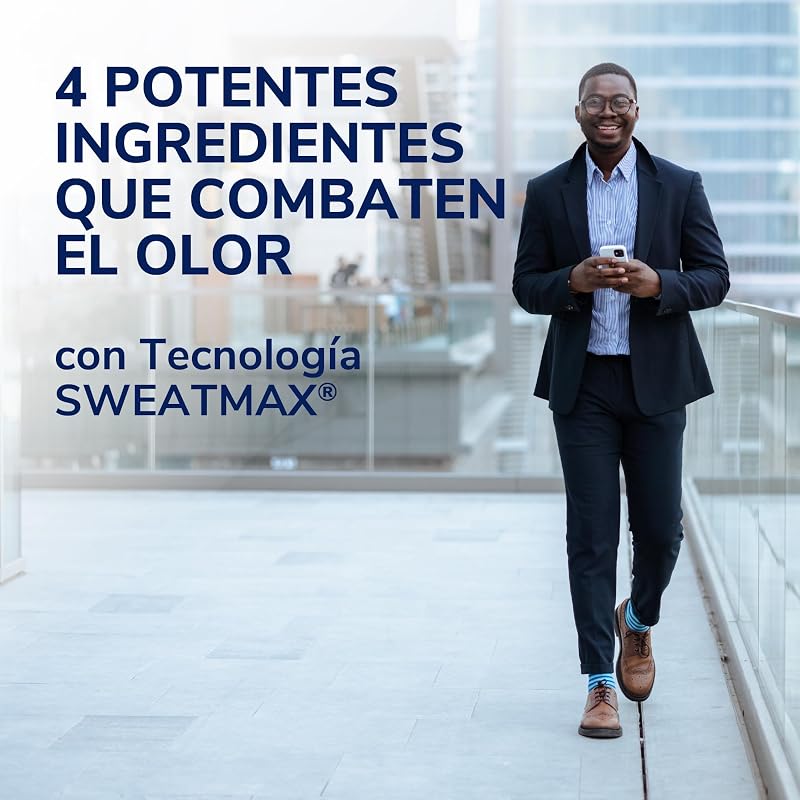 Odor-X Ultra Antiolores, 6.25 oz - Fórmula sin talco que elimina los olores al instante, absorbe el sudor, protección garantizada contra el mal olor durante todo el día