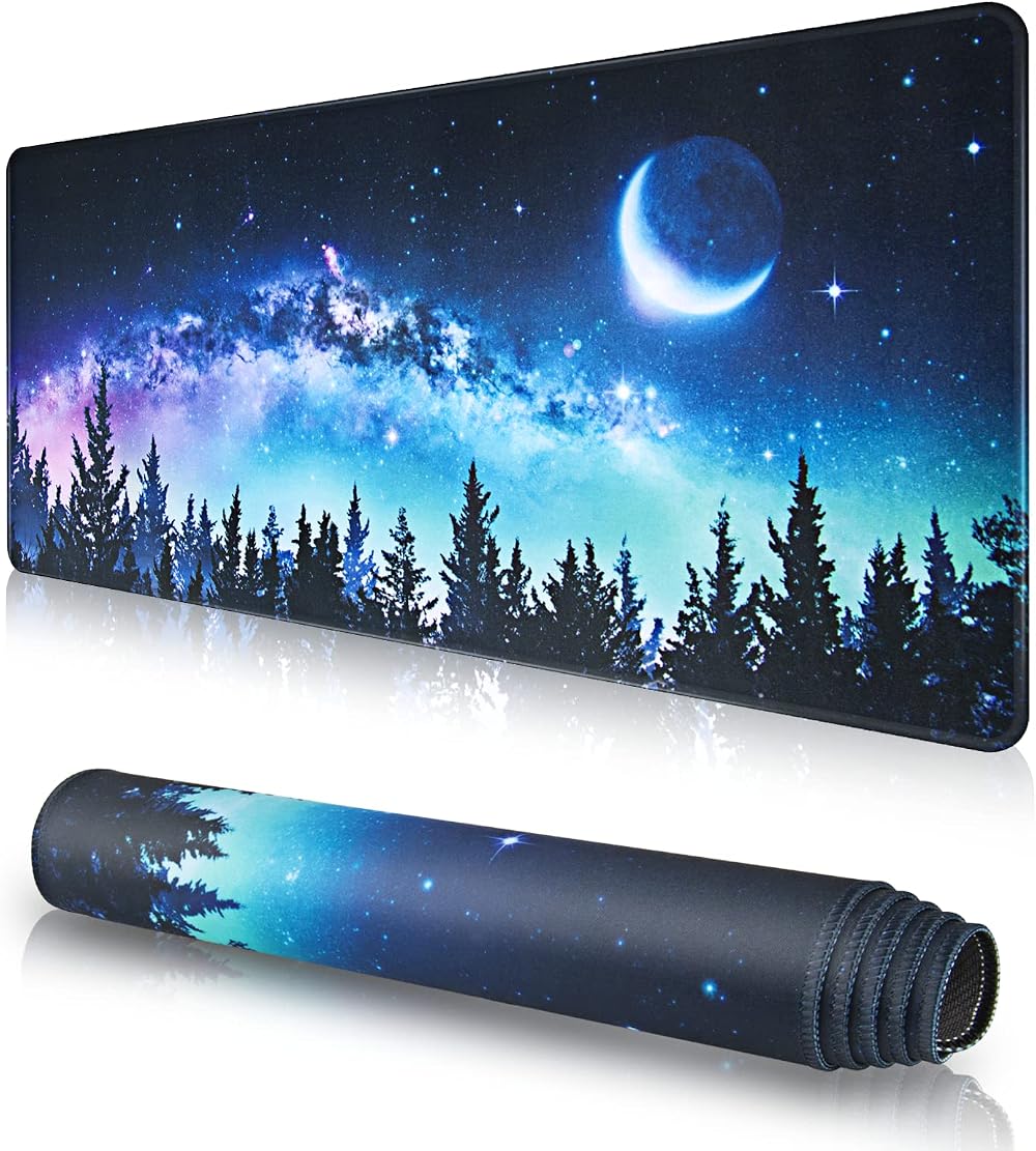 EFISH Extended XL Mouse Pad 800x300x3 mm Non-Slip Stitched Edges Desk Mat
