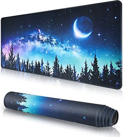EFISH Extended XL Mouse Pad 800x300x3 mm Non-Slip Stitched Edges Desk Mat
