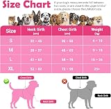 Funfox Dog Harness Medium Front Clip No Pull Reflective Pink M view 2