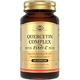 Solgar Quercetin Complex with Ester-C Plus, 100 Vegetable Capsules - Supports Immune Health, Antioxidant - Gentle on the Stomach Vitamin C - Vegan, Gluten/Dairy Free - 50 Servings