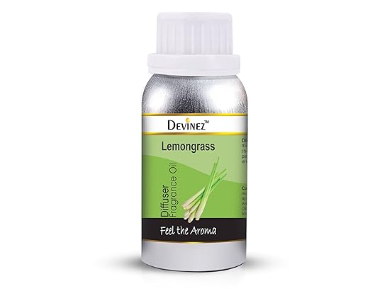 Devinez Lemongrass Aroma Oil for Diffuser/Ultrasonic Aroma Diffuser/Tealight Diffuser/Reed Diffuser, 250ml