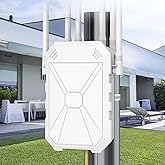AX3000 Outdoor WiFi 6 Extender, Outdoor WiFi Extender Signal Booster with 6 Antennas, Wireless Gigabit Outdoor Access Point, 