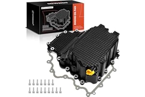 A-Premium Engine Oil Pan w/Gasket & Bolt Kit Compatible with Ford F150 2017-2019 3.5L, F150 2018 3.3L, Expedition 2018-2019 3.5L & Lincoln Navigator 2018 3.5L - Replace Part HL3Z-6675-A