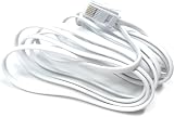 DRUT BT to BT 4 Wire Cable 431A Male to Male 3m 10ft White view 2