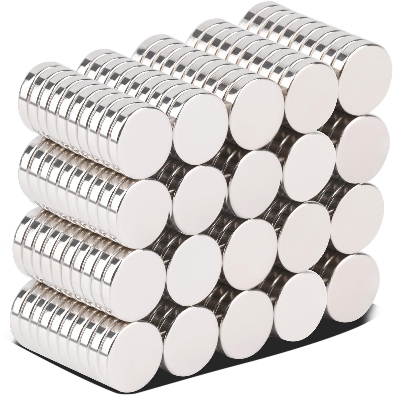 MIN CI 200 Pack Magnets Strong 6x2mm Fridge Magnets, Neodymium Magneten, Tiny Magnet, Small Magnet For Crafts, Round Magnete For Photos, Notice Board Magneten, Fidget Magnete