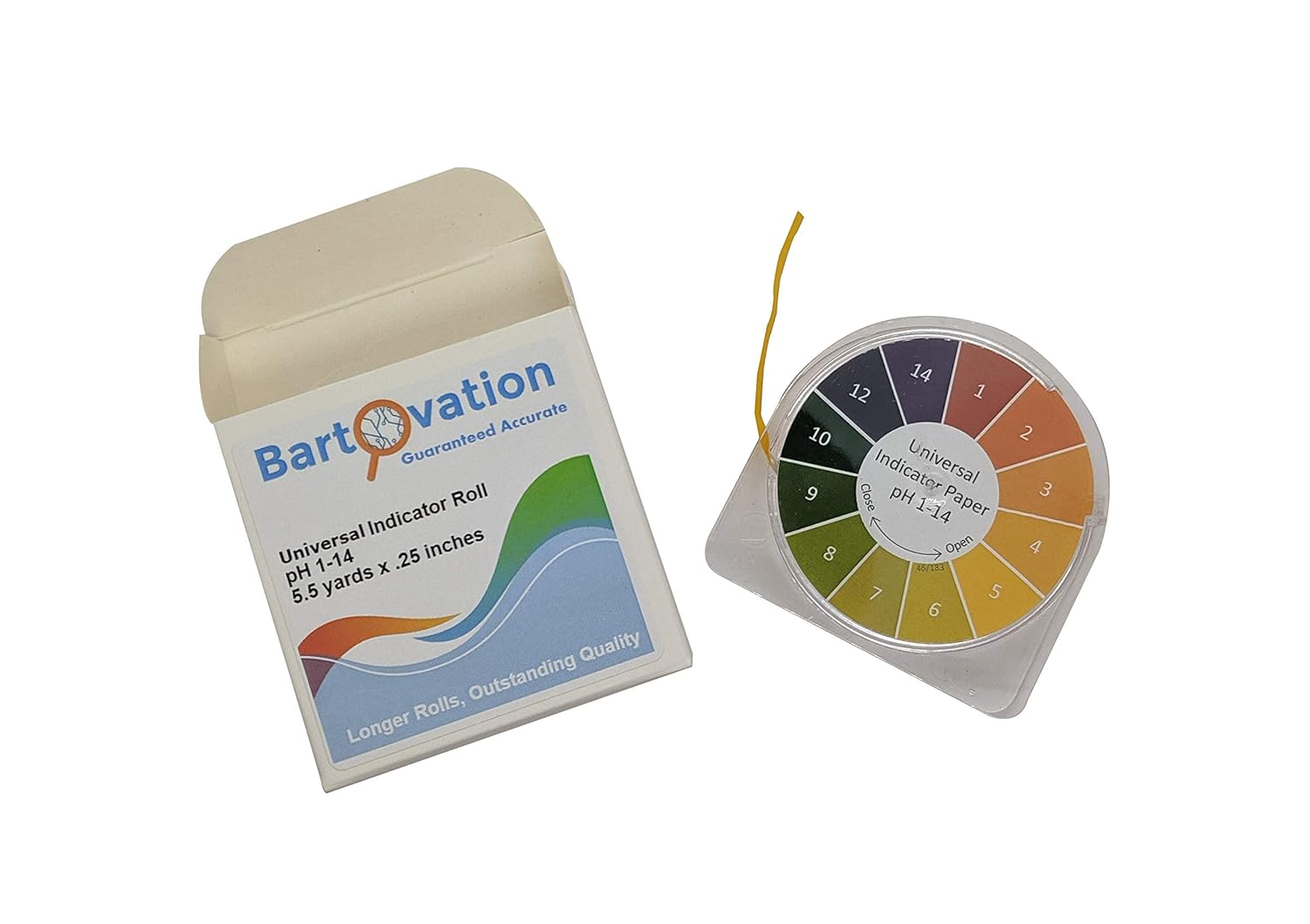 Bartovation Universal pH Test Strips Roll Full Range 114 Test Paper