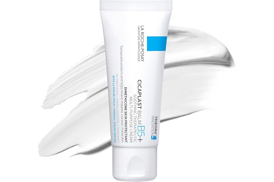 La Roche-Posay Cicaplast Balm B5, Healing Ointment and Soothing Therapeutic Multi Purpose Cream for Dry & Irritated Skin, Body and Hand Balm, Baby Safe, Fragrance Free
