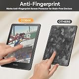 CoBak 3 Pack Anti-Glare Matte Screen Protector for 7" Kindle Paperwhite 2024 view 5