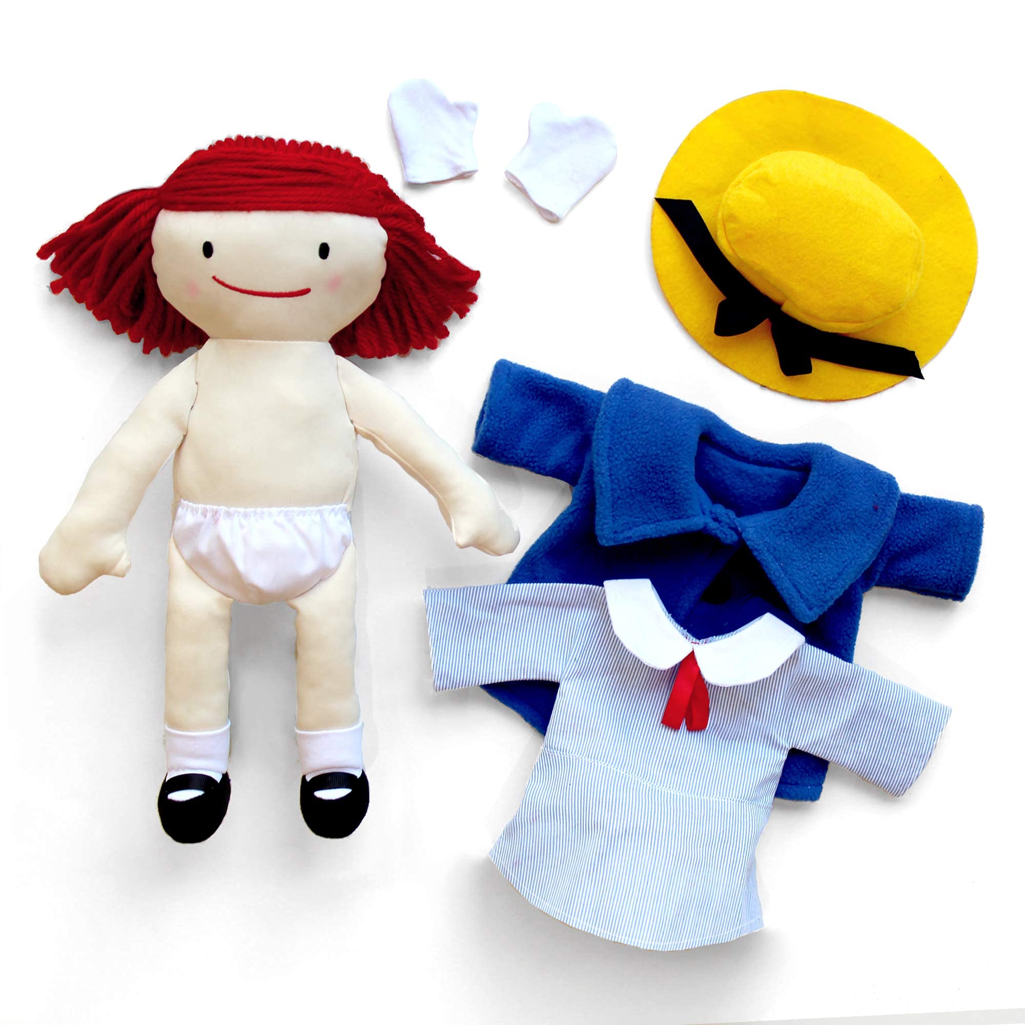YOTTOY Madeline Collection | Classic Madeline Soft Stuffed Plush Toy Doll - 16”H