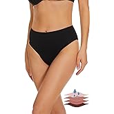 Leovqn Period Swimwear Bikini Menstrual Leakproof Swim Bottoms UPF 50+ Waterproof Brief Light Flow for Women Girls Teens