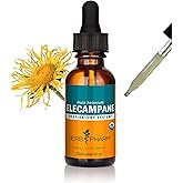 Herb Pharm Certified Organic Elecampane Liquid Extract for Respiratory System Support - 1 Ounce (DELECA01)