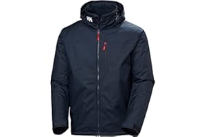 Helly-Hansen Crew Hooded Midlayer 2.0 Waterproof Jackets for Men with Insulated Windproof Sailing Fabric and Packable Hood, 5