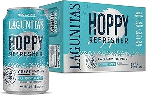 Lagunitas Hoppy Refresher Sparkling Hop Water, 6 pk, 12 oz cans, 0.1% ABV