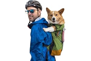 K9 Sport Sack Urban 3 - Medium, Leafy - Ideal for Dogs with 17-19” Back Length - Dual-Use, Backpack-Style Carrier + Everyday Pack