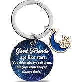 OEHEDOU Friendship Gifts For Women Long Distance Friendship Gifts For Friends Best Friends Keychain Good Friend Gift Inspirational Long Distance Friendships Gift Valentines Day Gifts For Friends