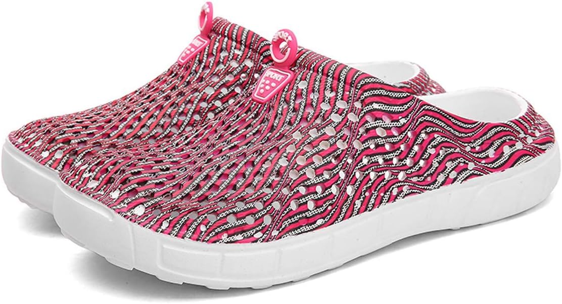WLLH Women Mesh Summer Breathable Slippers Beach Garden Clog Sandals Shower Footwear Water Shoes Walking Anti-Slip Shoes