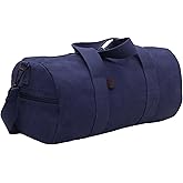 Rothco Heavy-Duty Canvas Shoulder Duffle Bag - Rugged Travel Gym Gear Equipment Bag