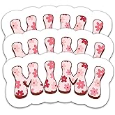 (3Pcs) Mimi Stickers, Minmi Decals, Grandma Stickers – Waterproof Vinyl Decal for Book Laptops Phones Tumblers Water Bottles Size 3 x 1.5 Inch