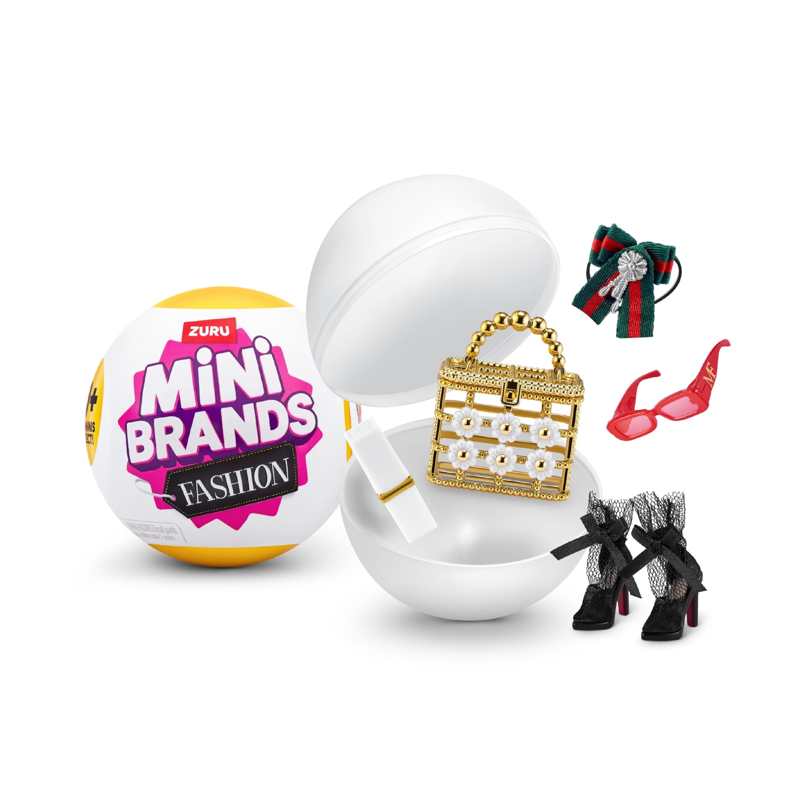 Mini Brands Fashion Single Capsule by ZURU Real Miniature Book Brands Collectible Toy, Accessories for Kids, Teens, Adults (Single Capsule)