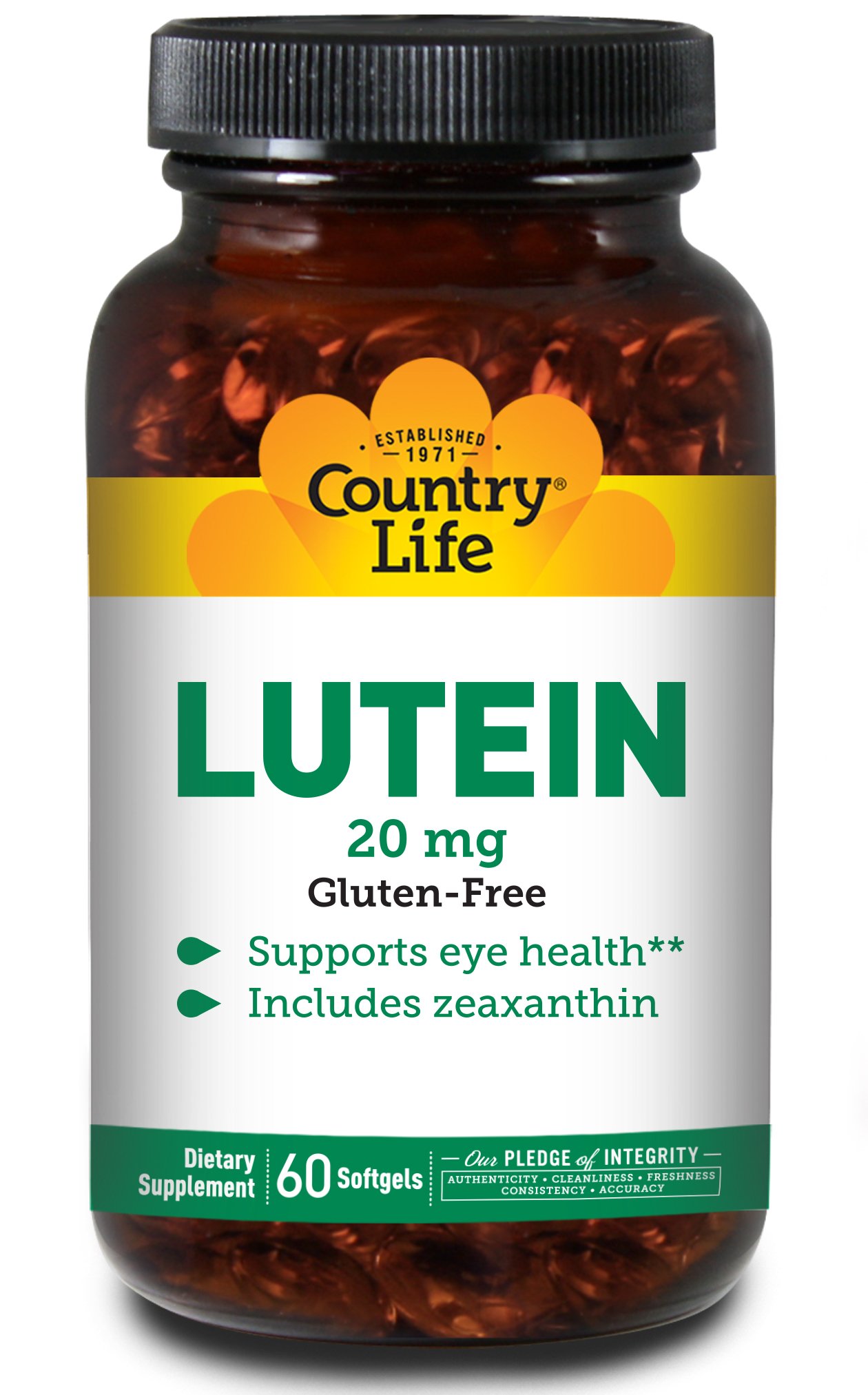 Buy Gluten Free, Lutein, 20 mg, 60 Softgels Online at desertcartUAE