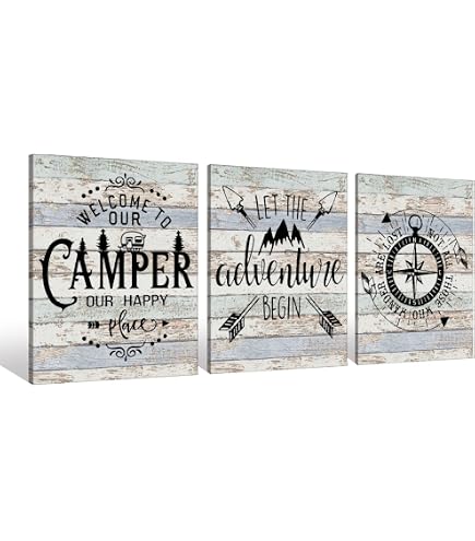 CREATCABIN Bee Happy Metal Tin Sign Sunflower Flower Vase Metal Wall Decor Art Poster Vintage Iron Painting Retro Plaque For Home Bedroom Living Room Garden Yard Indoor Outdoor 12 X 8 Inch