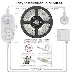 Dual Motion Sensor Light Indoor - Plug-in Motion