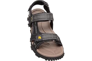 CAMEL CROWN Men's Water Sandals Waterproof Arch Support Hiking Sandals Comfort Leather Sandals Adjustable Athletic Outdoor Sandals for Summer Beach Trail Walking