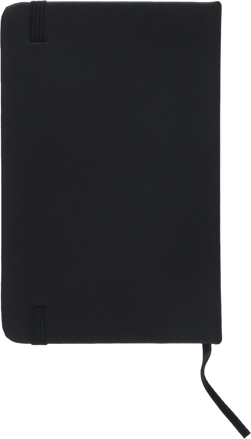 eBuyGB A6 Coloured Hardback Lined Paper Notebook, Black, Pack of 1 - Image 3