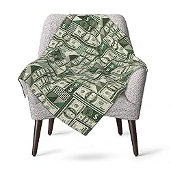 Jbofyee Money Throw Blankets All Season Ultra Soft